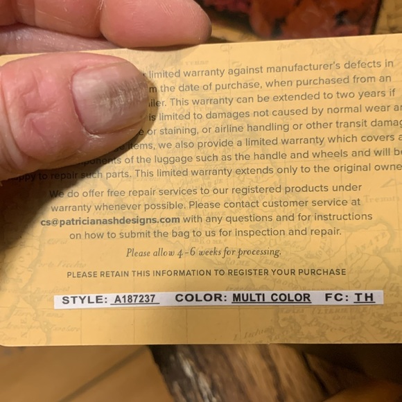 BNIB PATRICIA NASH MULTI LUZZI WALLET AND WRISTLET/CLUTCH/JEWELRY ROLL - Picture 8 of 14